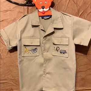 Little Baron zoo keeper outfit 4T
